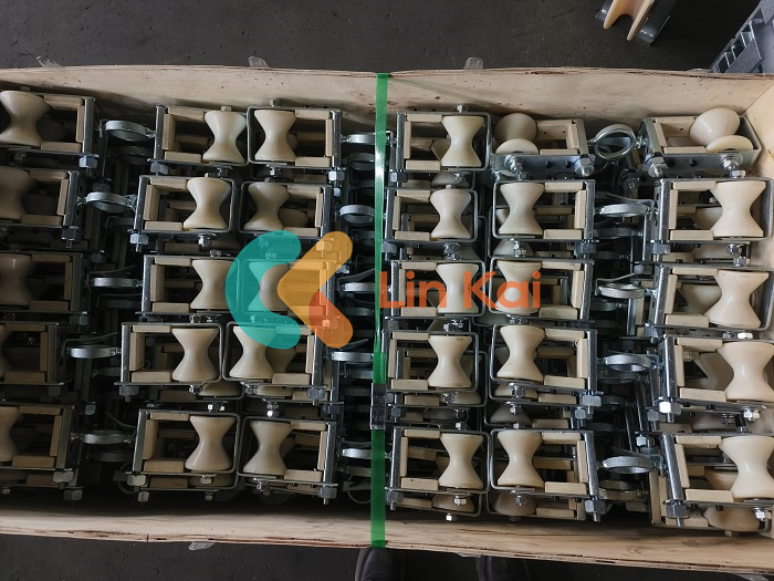 Cradle block fiber optic cable replacer