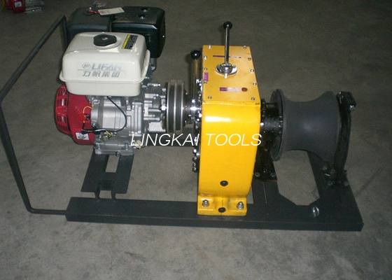 8 Ton Cable Winch Puller Line Construction Gasoline Engine Para sa Paghila ng Hoisting