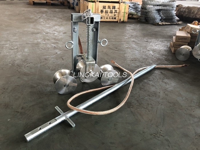Conductor Earth Grounding Wire String Pulley Para sa Stringing Grounding Stringing Block Grounding Earthing Pulley