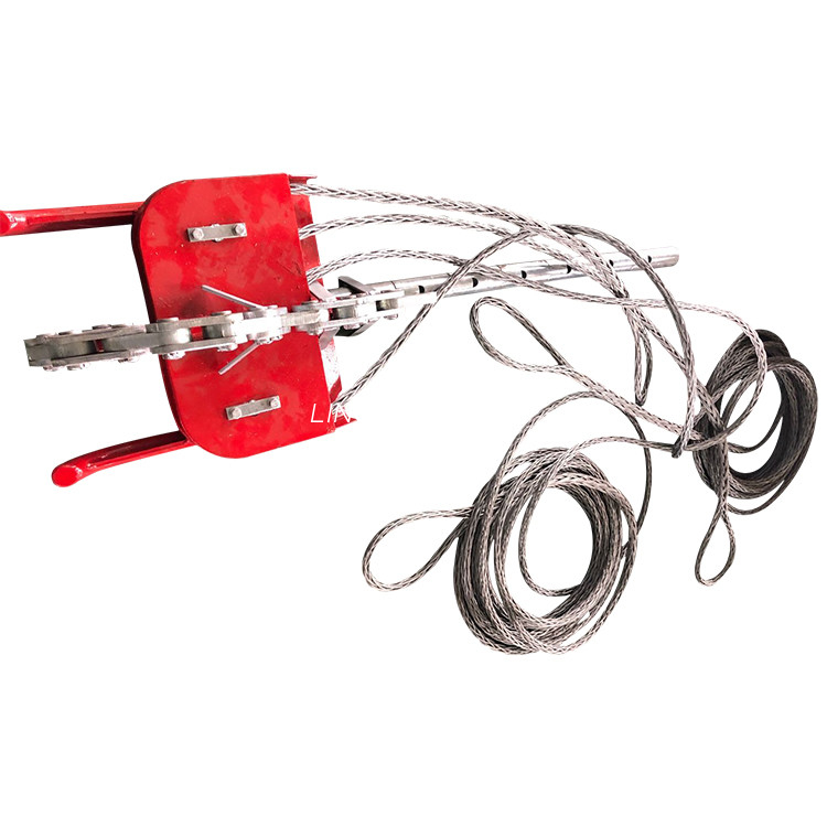 Independent Conductor Poising Sheave Balanced Pulley Type Head Boards Para sa Apat na Bundle Conductors