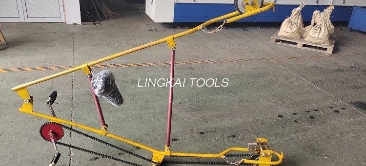 Overhead Lines Cart Mga Bisikleta Para sa Dalawang Bundle Conductor Inspection Trolley
