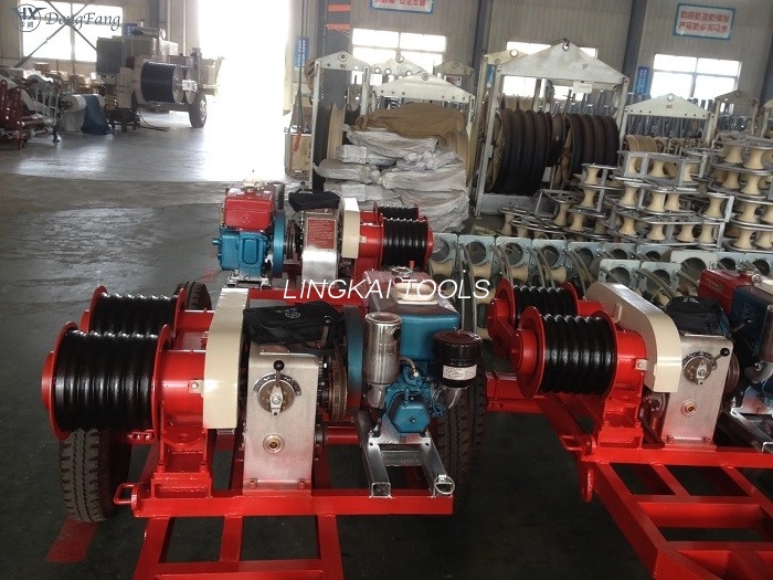 Paghila ng Winch 5 Ton JJCS-50T Para sa Konstruksyon ng Transmission Line