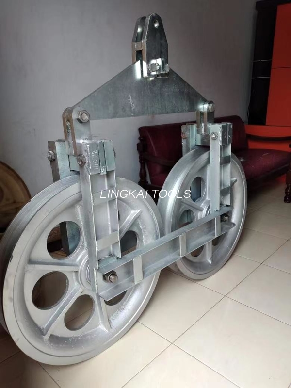 Single Conductor Tandem Sheaves Stringing Blocks Para sa Power Line Construction