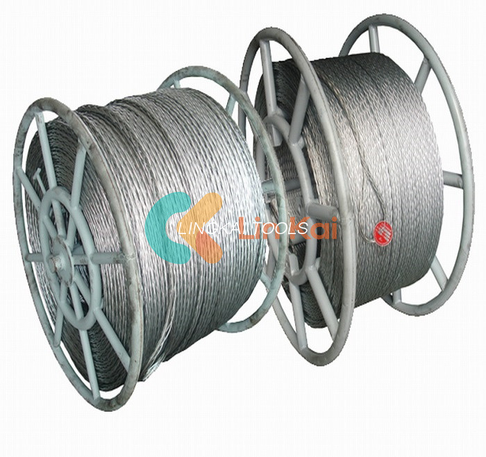 Lakas Anti Twist Braided Steel Rope 12MM Para sa Paghila ng Single Conductor O OPGW