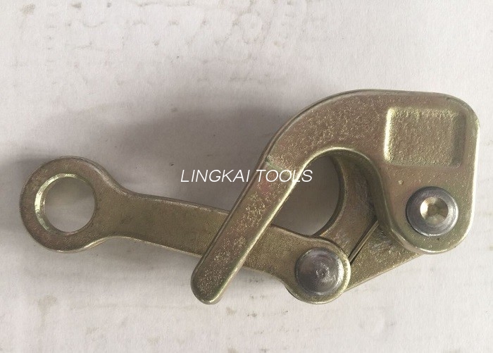 10KN Single Cam Earthwire Grip Para sa Stranded Wire GJ25 -50 Come Along Clamp