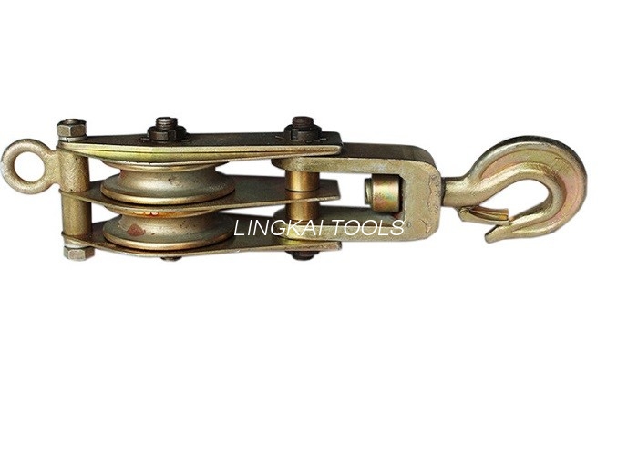 10T Dual Sheave Wire Rope Pulley Block, Uri ng Hook Hoisting Rope Pulley Block