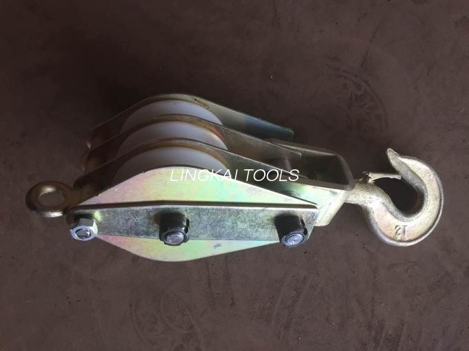 Open Type MC Nylon Tower Erection Tools Hoisting Tackle Para sa Line Construction