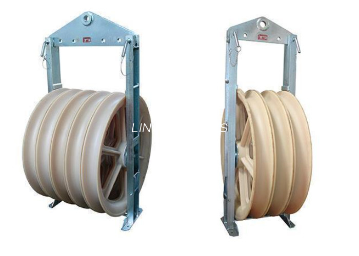 Malaking Diameter Conductor Cable Paghila ng Pulley Stringing Block MC Nylon Block