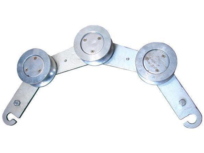 SHL75D Hook Ground Block Cable Pulling Pulley Para sa Conductor / Steel Wire Rope