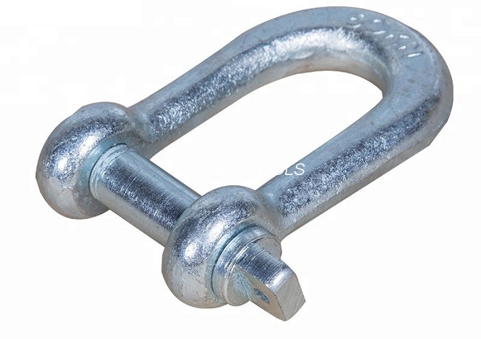 Anchor Chain U Type Shackle , Screw Pin Anchor Shackle Para sa Connect Wire Rope