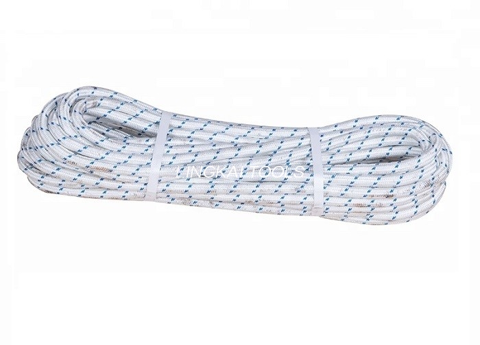 Polyester PP Double Braid Rope 12 Mm Power Construction Tool Para sa Paghila ng OPGW