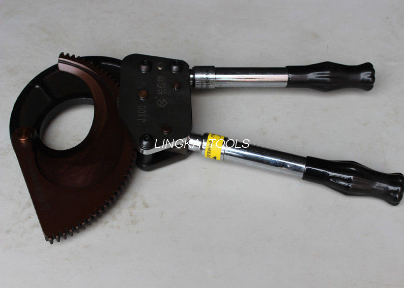 Hand Operated Transmission Line Stringing Tools Easy Cutting Ratchet Cable Cutter