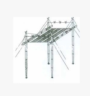 Emergency Restoration Climbing Antenna Tower na May Aluminum Crossing Structure