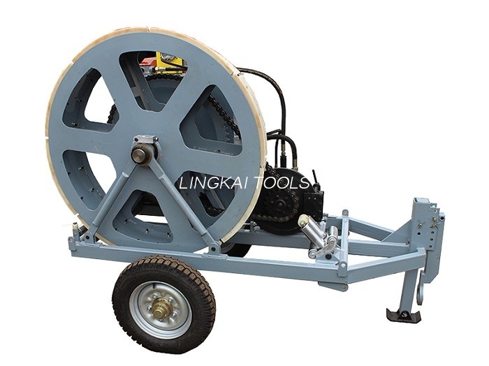 Winch Type Brake Cable Puller Tensioner 7.5KN Para sa Overhead Line Transmission