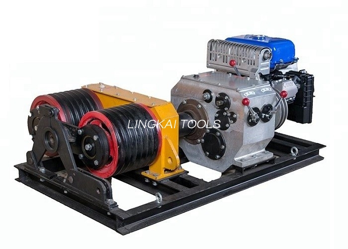 Double Drum JJM5SQ Cable Winch Puller Winch Pulling Rope na May 5T Load Capacity