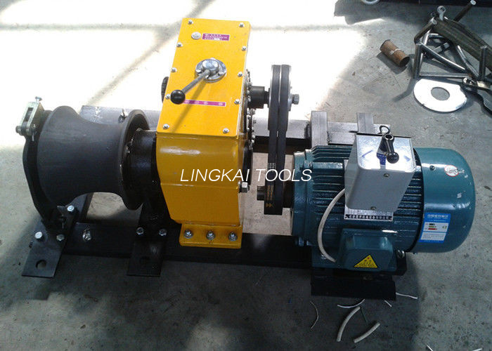 JJM8D Model 80 kn cable winch puller petrol capstan winch para sa cable stringing