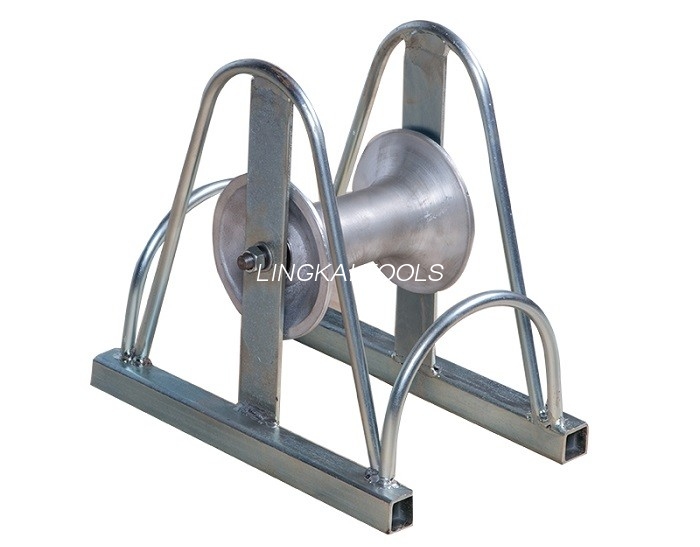 Aluminum Alloy Stringing Pulley Bridge Uri ng Straight Line Cable Roller
