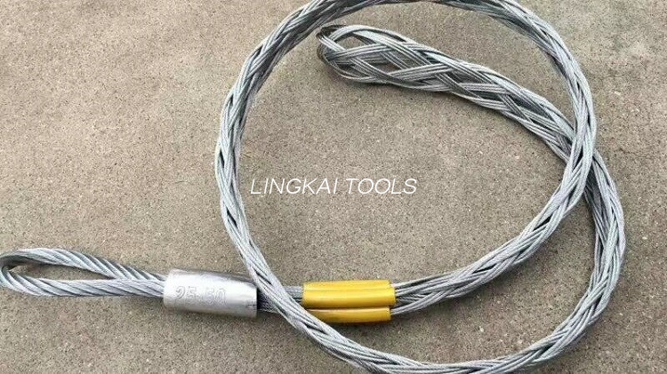 Naipasa ng CE ang Optical Fiber Cable Tools Opgw Cable Pulling Grips Mesh Socket Joints