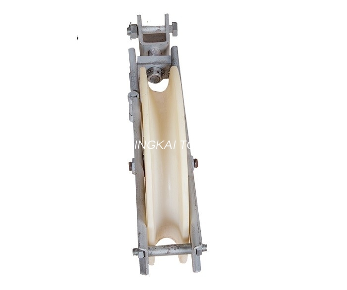 Maliit na Banayad na Fiber Optic Tools Single Sheave Conductor Pulleys Para sa Stringing ACSR25 Hanggang ACSR500