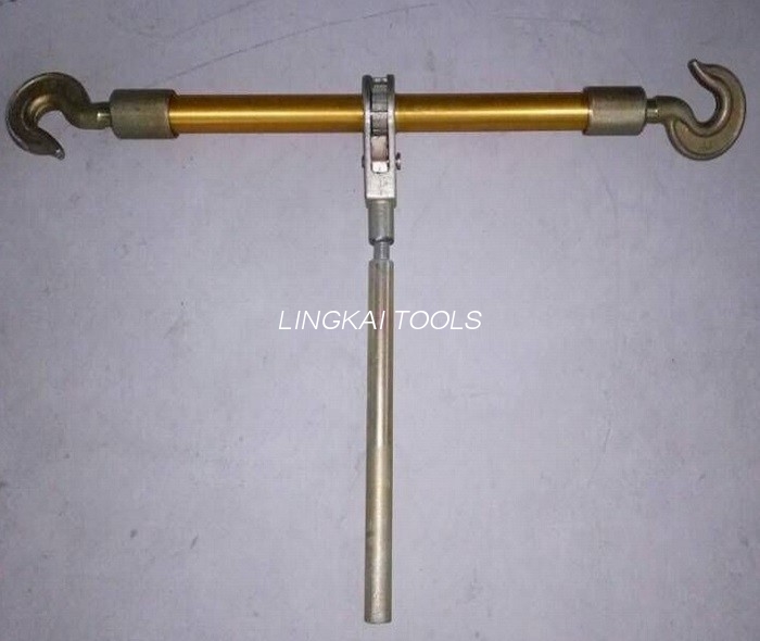 Aluminum Alloy Electrical Cable Mga Tool sa Paghila ng Double Hook Turnbuckle na 3 Ton