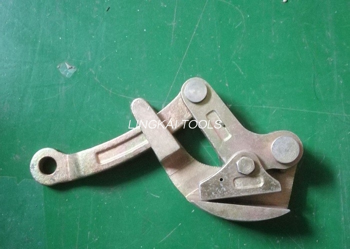 10KN Single Cam Wire Cable Grippers / Earth Wire Gripper Tool Para sa Steel Strand