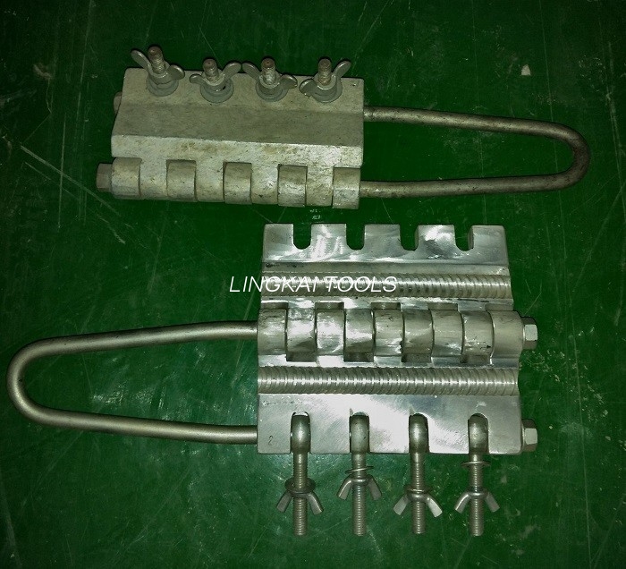10Ton Basic Construction Tools Bolt Type Round Steel Rope Gripper Para sa Wire Rope