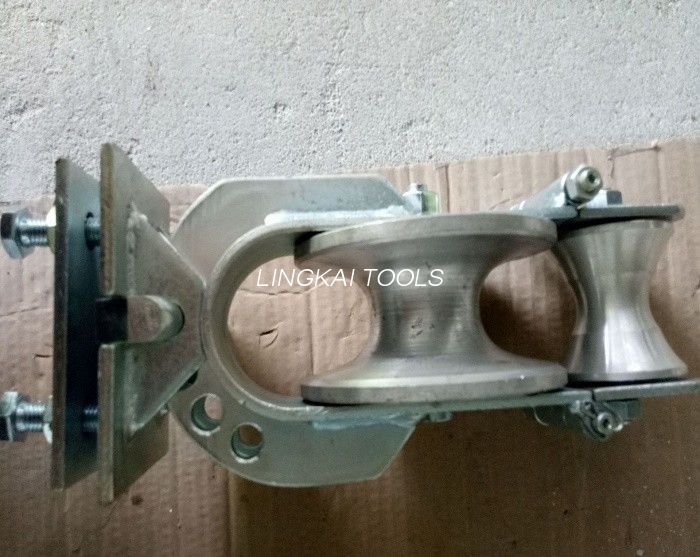 Aluminum Sheave Cable Pulling Pulley SHCS-2 20KN Three Purpose Stringing Block