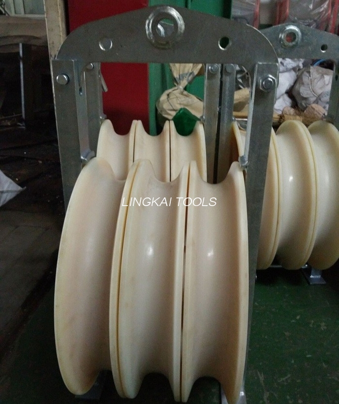 Dia 660mm Conductor Stringing Blocks / Stringing Equipment Para sa Overhead Power Lines