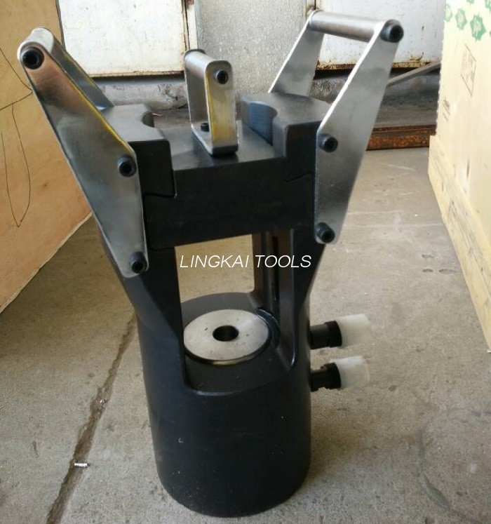 1250KN Wire Rope Hydraulic Compressor 24mm Stroke Para sa Crimping 14-76mm Terminals
