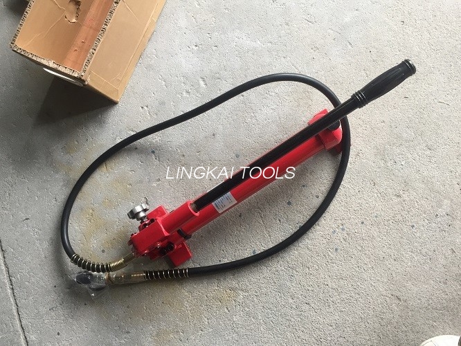 700 Bar 1000psi Protable Hand Operated Hydraulic Pump 900CC Oil Capacity Matibay
