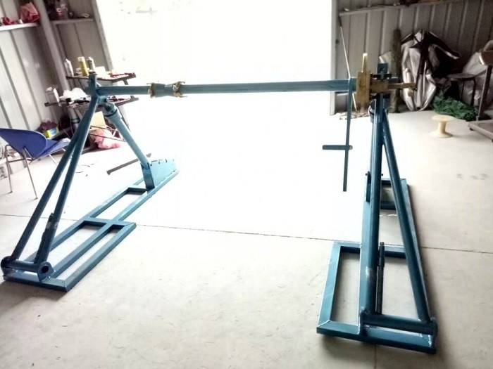 50 KN Rated Load Mechanical Cable Pulling Stand Para sa Pagpapalabas ng Wire