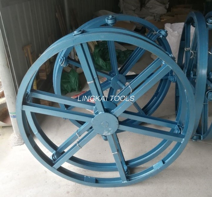 Vertical Type Underground Cable Tools na Sumusuporta sa Cable Reel Sa Stringing Line Site