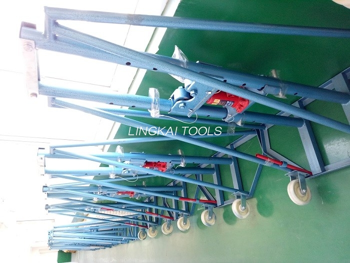 Hydraulic Lifting Jack Electrical Cable Pulling Tools Easy Moving ISO Certification