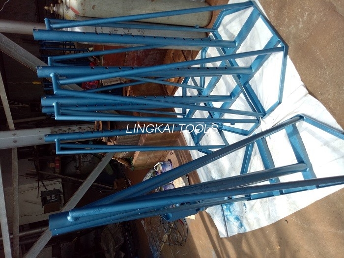 Hydraulic Wire Reel Stand Cable Manufacturing Equipment 5 - 10 Ton na May Mga Gulong