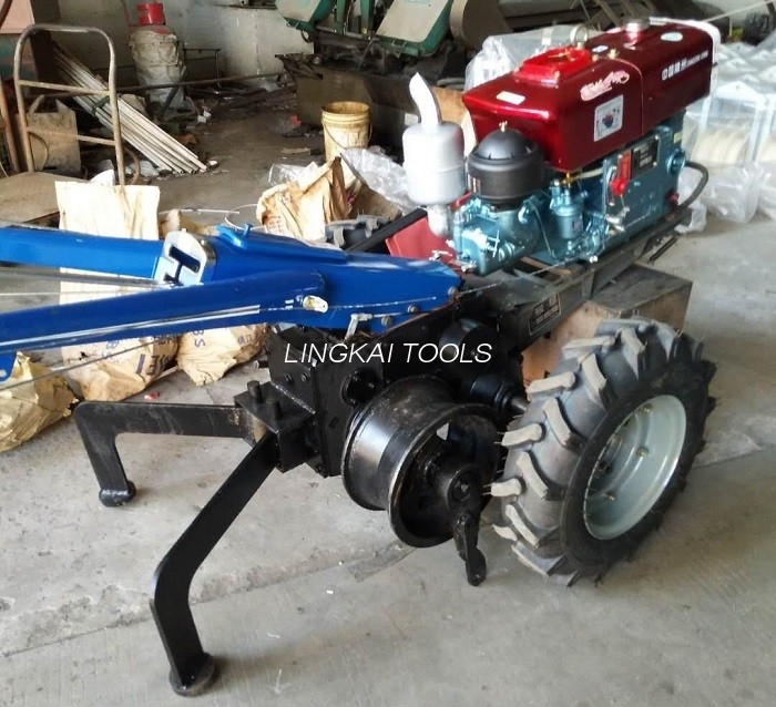 60KN Electrical Cable Pulling Tools 5 Ton Hand Tractor Winch na May Double Drum