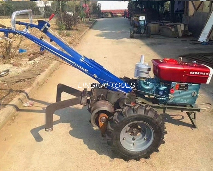 Dalawang Wheel Walking Tractor Cable Pulling Machine Para sa Cable Pulling Wire Rope Paghila ng Hand Tractor