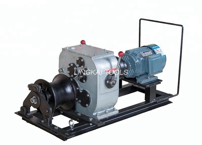 50KN 380V Electric Cable Pulley Machine / Wire Pulling Tools 3 Taon na Warranty