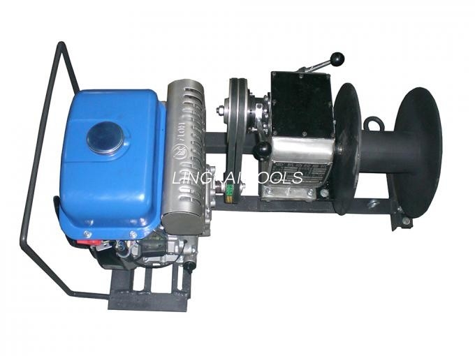 Gas Powered Winch Cable Winch Puller 1 Ton Capacity Portable Type 15m / Min Mabilis na Bilis