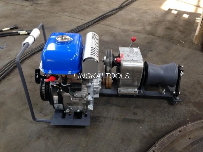 Mahusay na Power Puller Winch / 5 Ton Cable Winch Threading Machine Para sa Power Construction