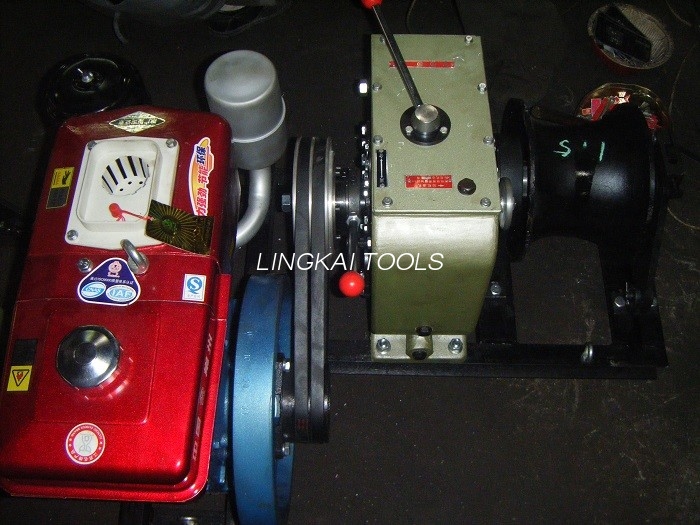 4.41kw Power Cable Puller na May 6.6hp Diesel Engine 168kg ISO Certification