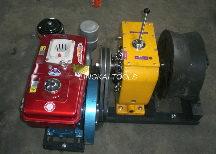Mabilis na 4T Pulling Force Diesel Powered Winch / Cable Pulling Equipment Liting / Hoist