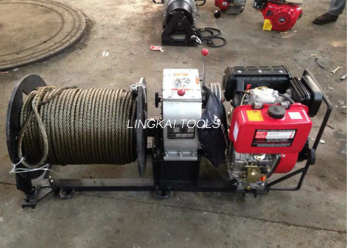 Kapasidad na 30KN 3 Ton Power Puller Winch Pulling / Hoisting 8m / Min Mabilis na Bilis ng Traction