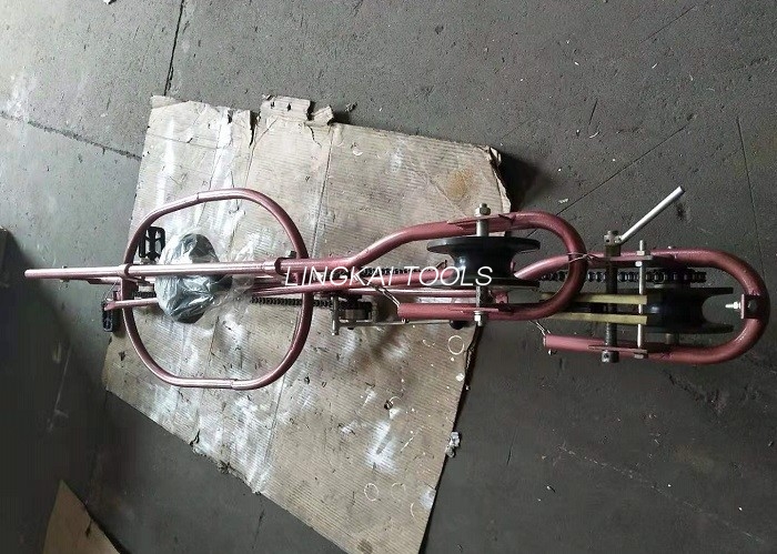 Uri ng Bisikleta Transmission Line Stringing Tools Single Line Trolley Para sa Pag-inspeksyon