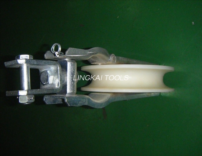 Nylon Transmission Stringing Blocks Pulleys 10KN Rated Load