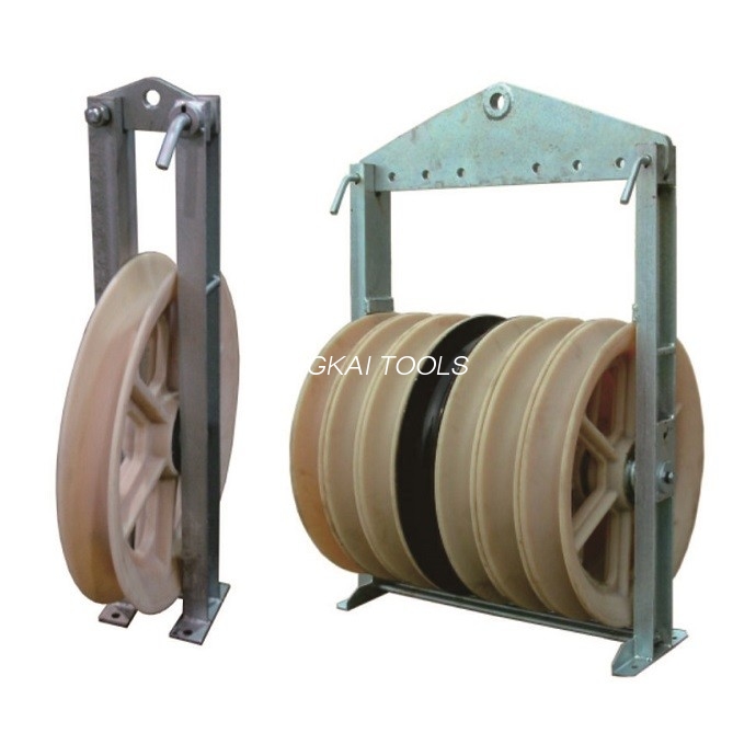 Konstruksyon 60KN 660mm Stringing Triple Pulley Block