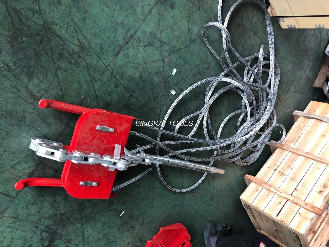 Uri ng Balanse 130kn Apat na Bundle Conductors Running Boards Para sa Overhead Stringing Line