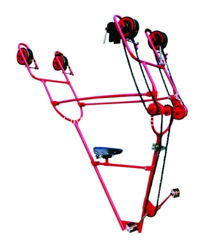 Mga Inspection Trolley At Overhead Line Mga Bisikleta Cart Para sa Tow Bundle Conductor