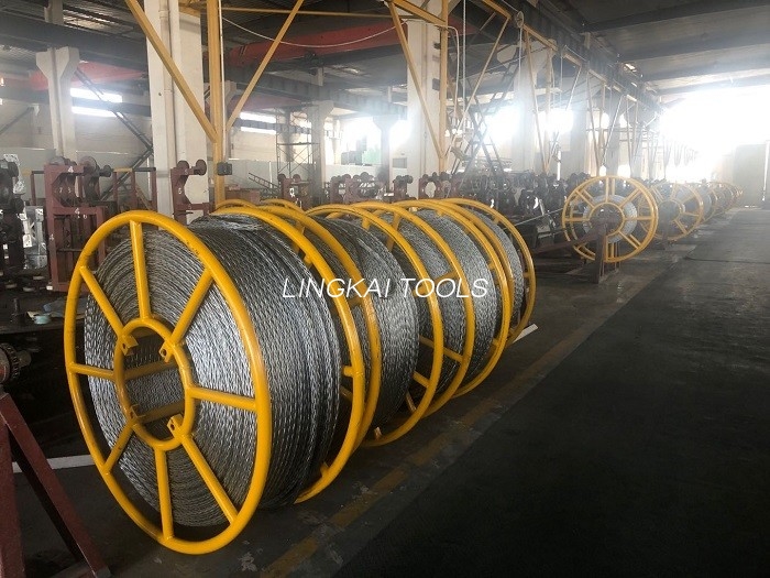 20mm Anti Twisting Steel Wire Rope Para sa Tatlong Bundled Conductors Stringing Transmission Line