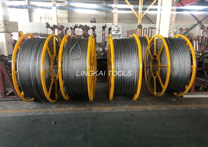 24mm Anti Twisting Braided Steel Wire Rope Para sa 4 Conductor Stringing