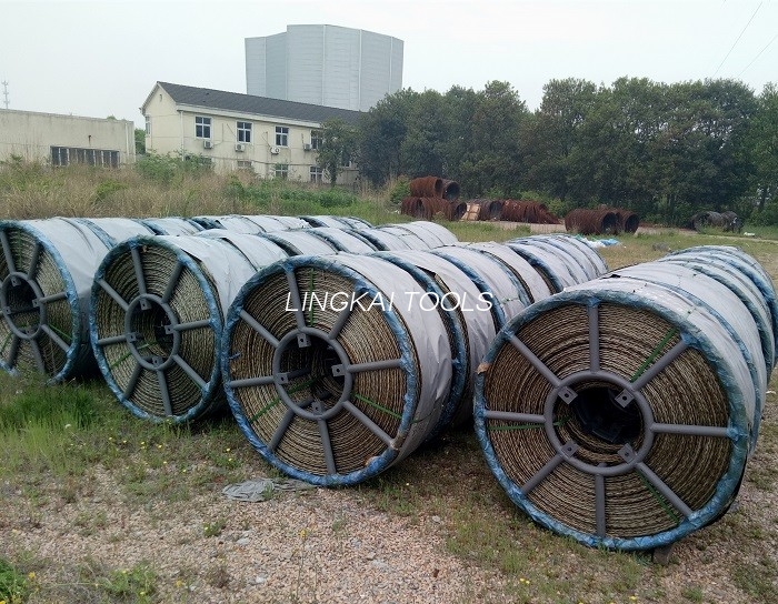 8 Strands Anti Twisting Braided Steel Rope Para sa Paghila ng Conductor O Optic Fiber Cable
